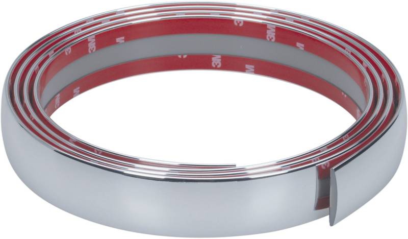 Chrom-Zierleiste - Flach - 35mm x 2.45mtr - inkl. 3M Klebeband von hr-imotion