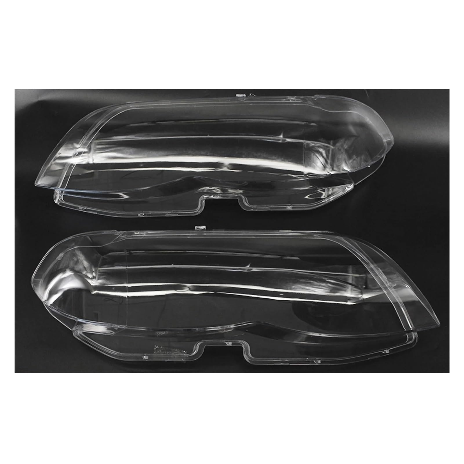 1 Paar Scheinwerferblenden Kompatibel for BMW X5 E53 2004-2006 Lampenschirmglasschale Autofrontlampenschirm Scheinwerferlampenlinse Autozubehör von huanglanhuagr