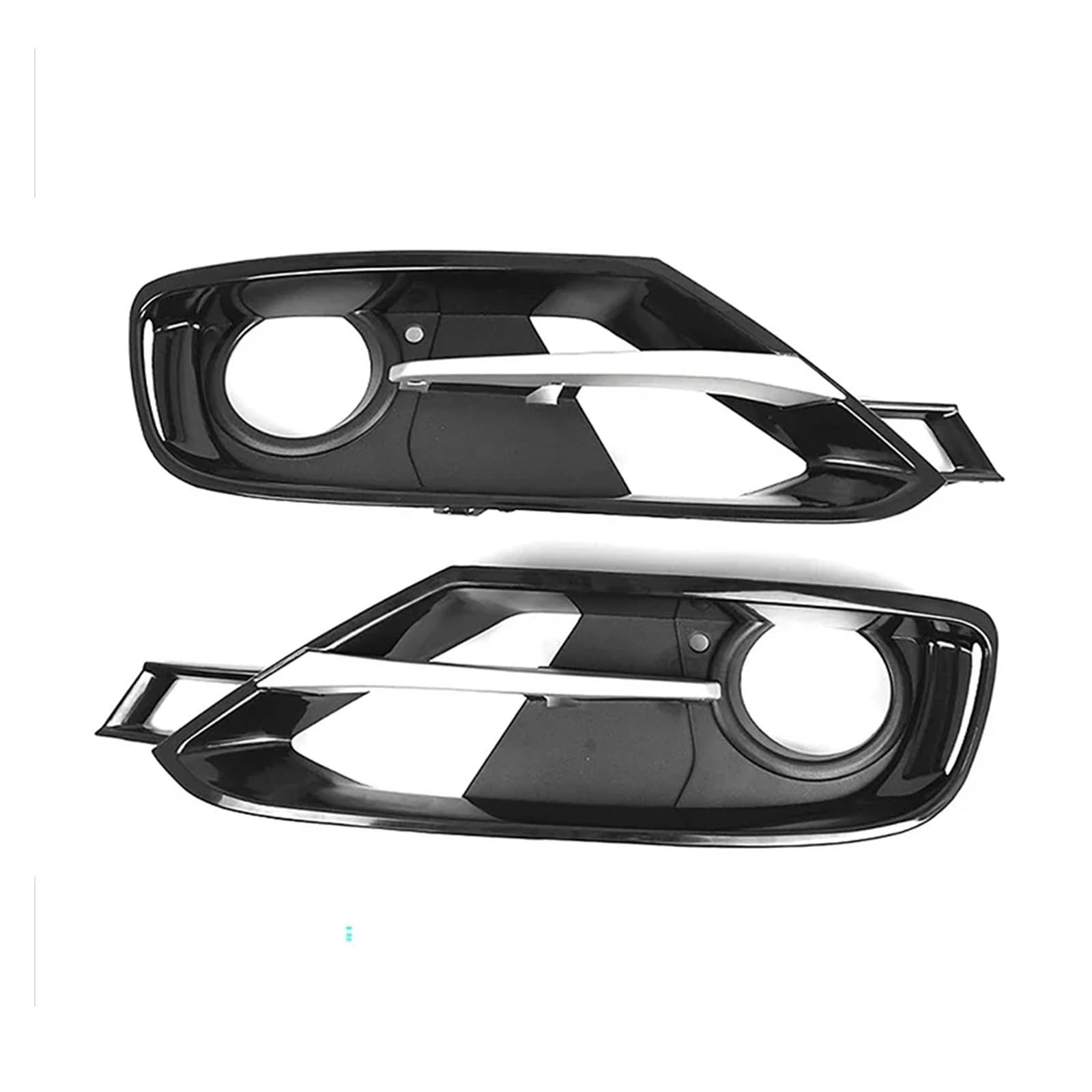 2 Teile/para Auto Lampe Abdeckungen Front Stoßstange Nebel Licht Lampenschirm Kompatibel for BMW 3 Serie F30 F31 2012-2015, W/TRIM LINIEN, W/SPORT LINIE(With Silver Trim) von huanglanhuagr