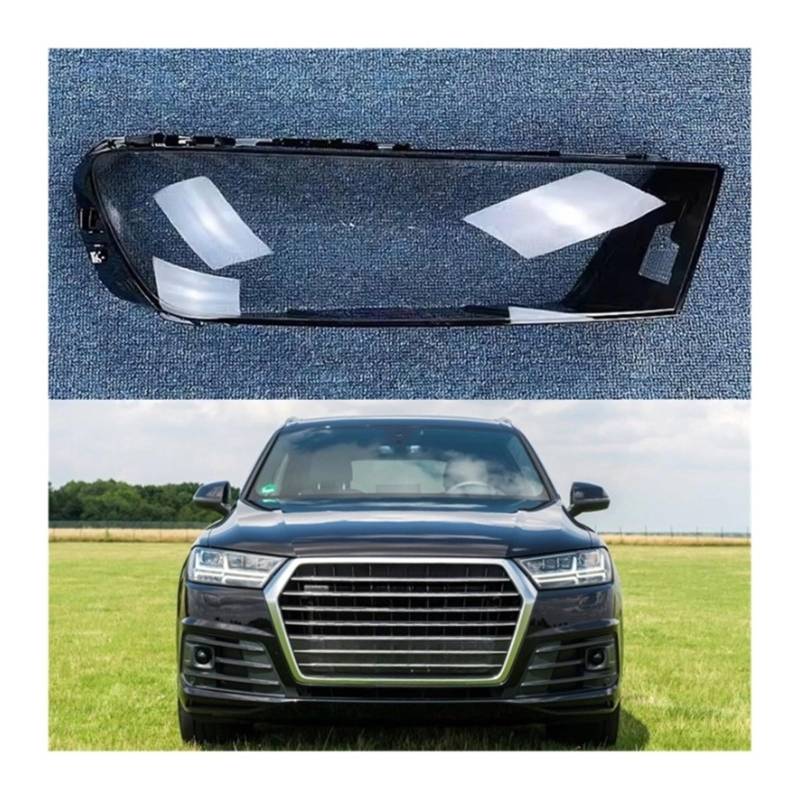 Autozubehör for Audi Q7 2016-2019 Scheinwerferabdeckung, transparente Linse, Scheinwerferschale, ersetzt Original-Lampenschirm(Left and Right 2pcs) von huanglanhuagr