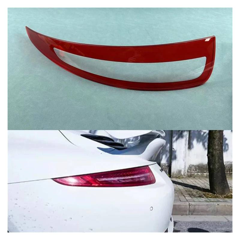 Compatible for Porsche 911 991.1 Taillight Semi Assembly Car Left Right Rear Tail Light Lampshade Taillmp Cover(1PCS Left Side) von huanglanhuagr