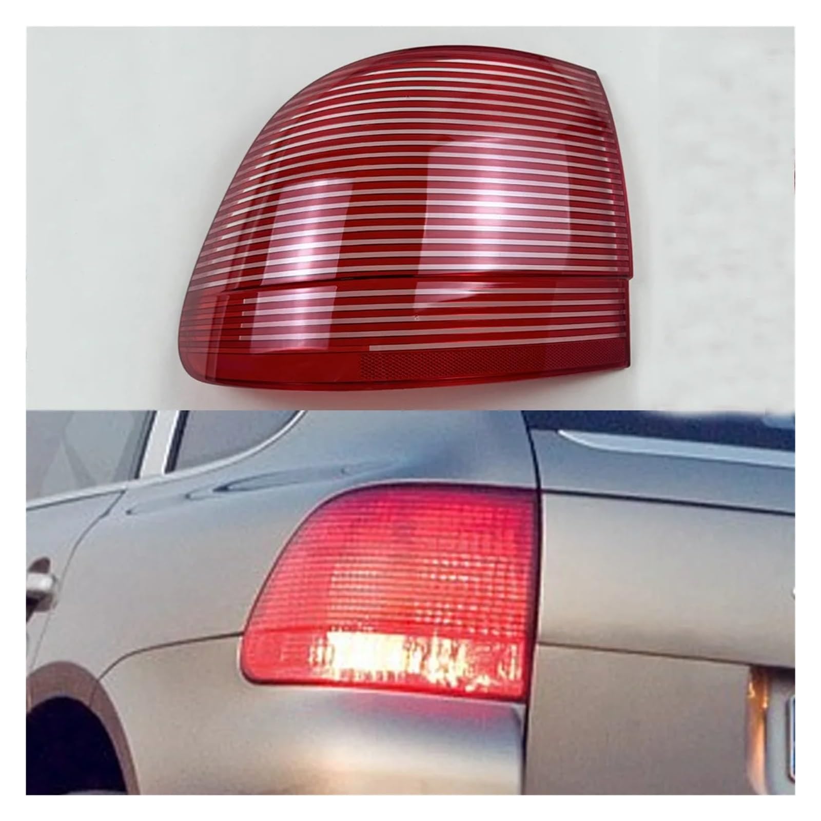 Compatible for Porsche Cayenne 2003-2006 Car Rear Taillight Shell Brake Lights Shell Replace Auto Rear Shell Cover Lampshade(1PCS Left Side) von huanglanhuagr