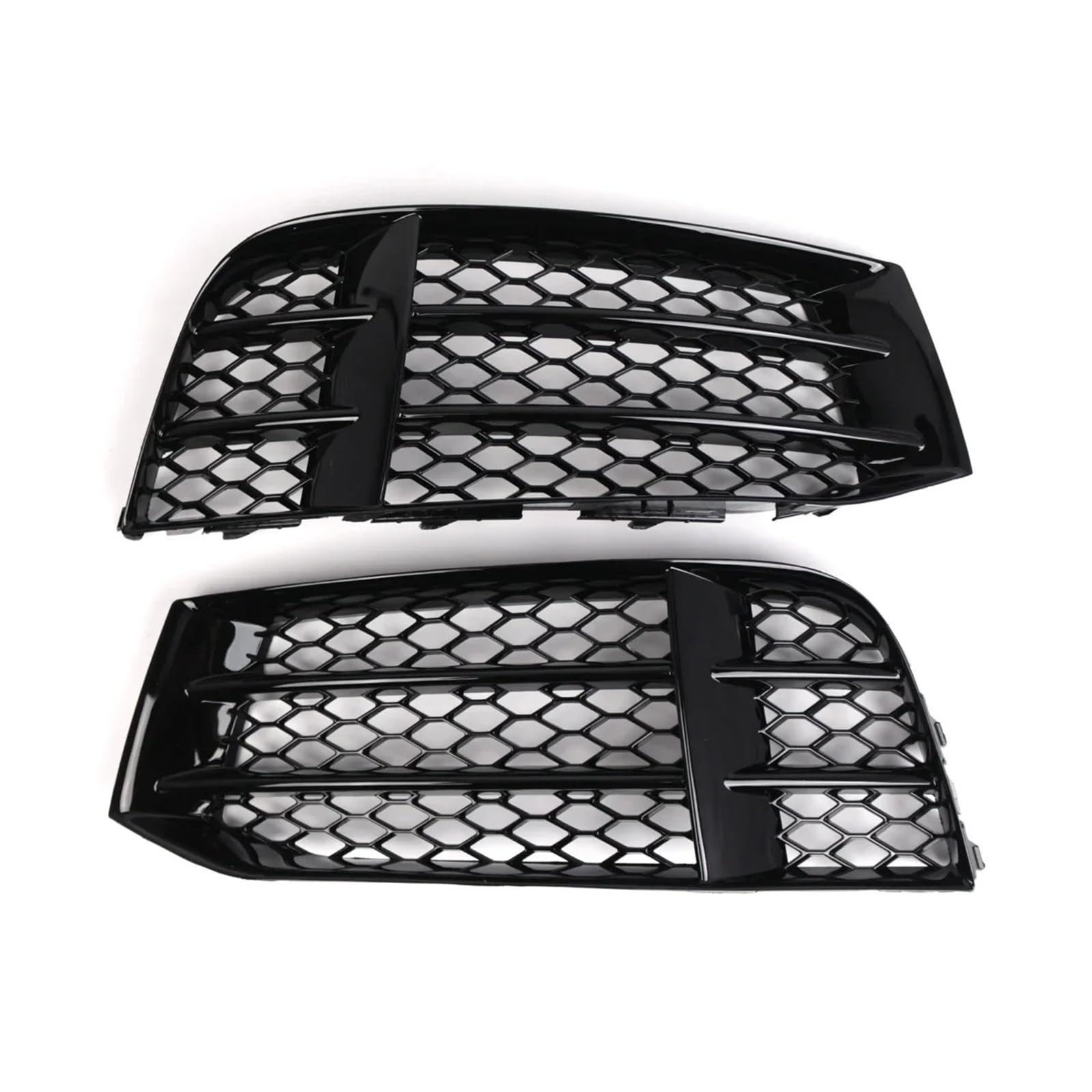 Glänzend schwarze Nebelscheinwerfer-Kühlergrillabdeckung, kompatibel mit Audi A5 S5 RS5 B8.5 2008–2016, Frontstoßstangengrill 8T0807681F(1 Pair) von huanglanhuagr