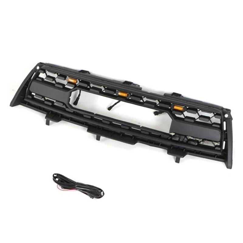 huanglanhuagr Kompatibel for Toyota RAV4 2009 2010 2011 2012 Autoteile Frontstoßstangengrill mit LED-Leuchten Modifizierter Renngrill(With LED light) von huanglanhuagr