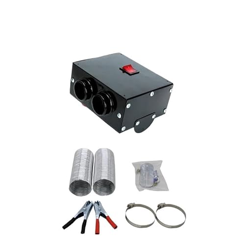 12V/24V 500W Auto Heizung Defroster Kit High Power Schnelle Heizung Fan Defrost Defogger for Automobil windschutzscheibe Winter(24V 2 Holes) von huangtaogr