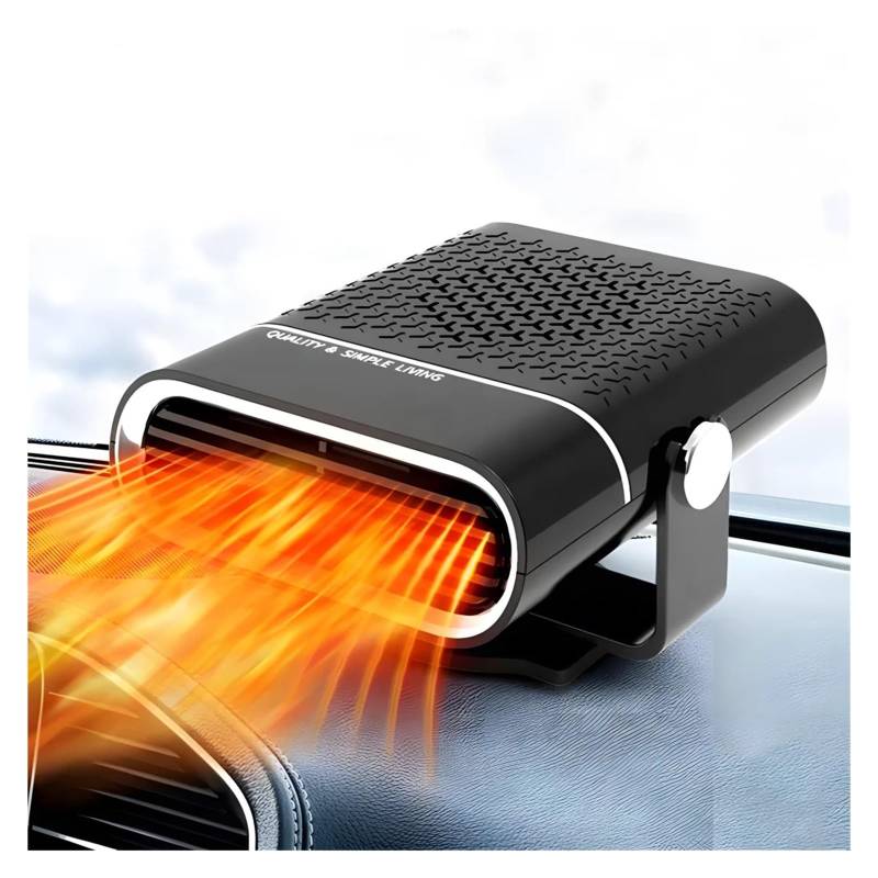 24V Auto Heizung Schnelle Wärme Auto Heizung Elektrische Kühlung Heizung Auto Windschutzscheibe Defroster Indoor Kalt Heizung Anti-Fog heizung(Black-1PC) von huangtaogr