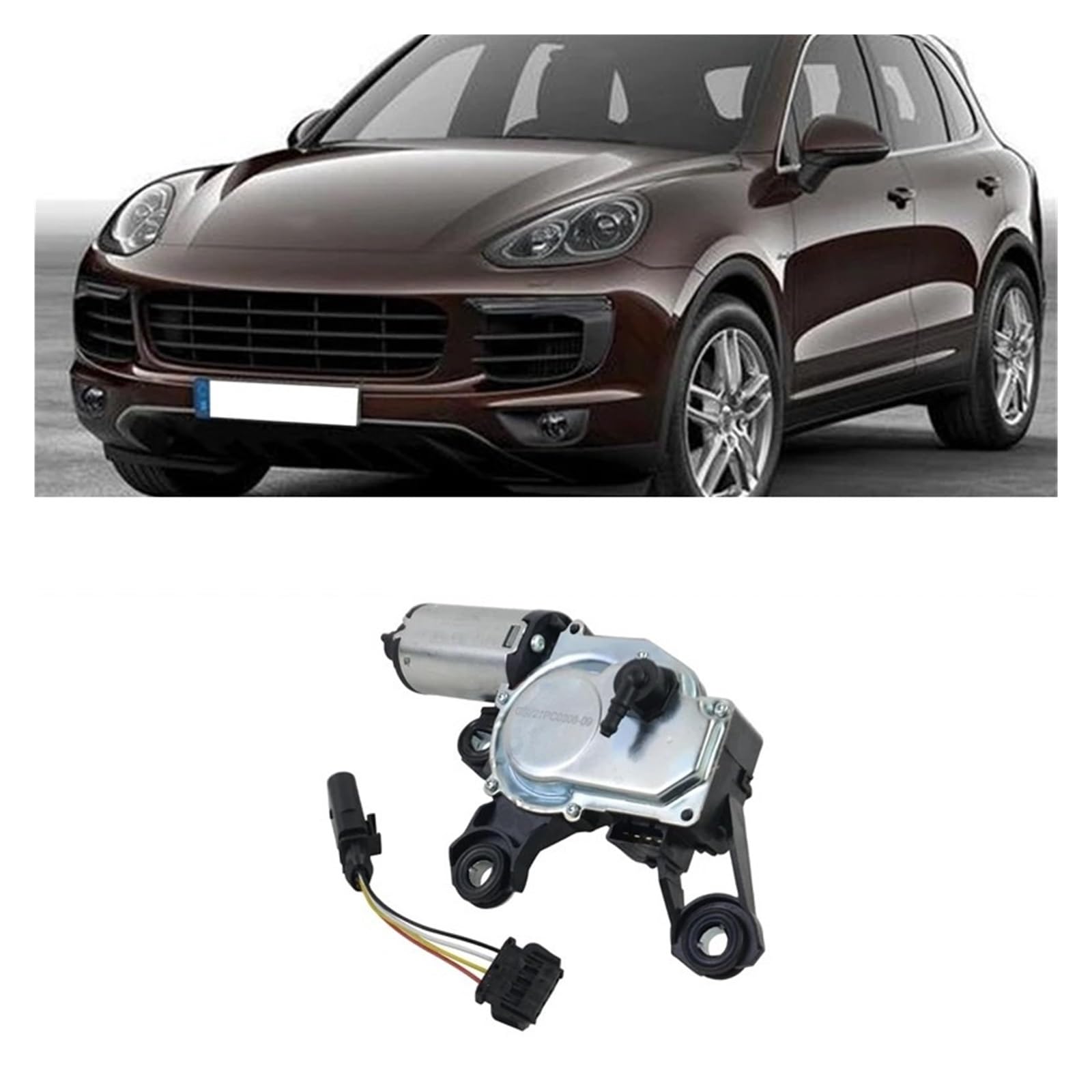 AU05-95862808000 Scheibenwischermotor Wischermotor Auto Kompatibel for Porsche Cayenne 92A 2011-2018 Kompatibel for VW Touareg von huangtaogr