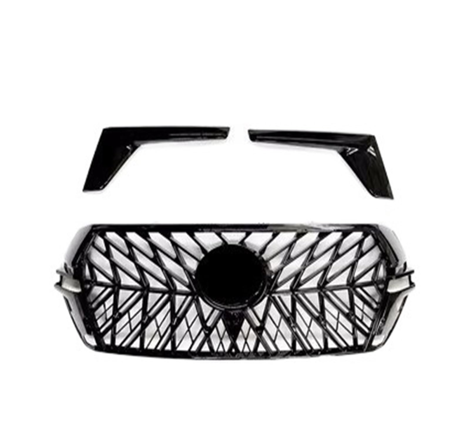 Auto Vorderen Stoßfänger Grill Maske Kühlergrill Kompatibel for Toyota Land Cruiser Prad TRD 03-20(8) von huangtaogr