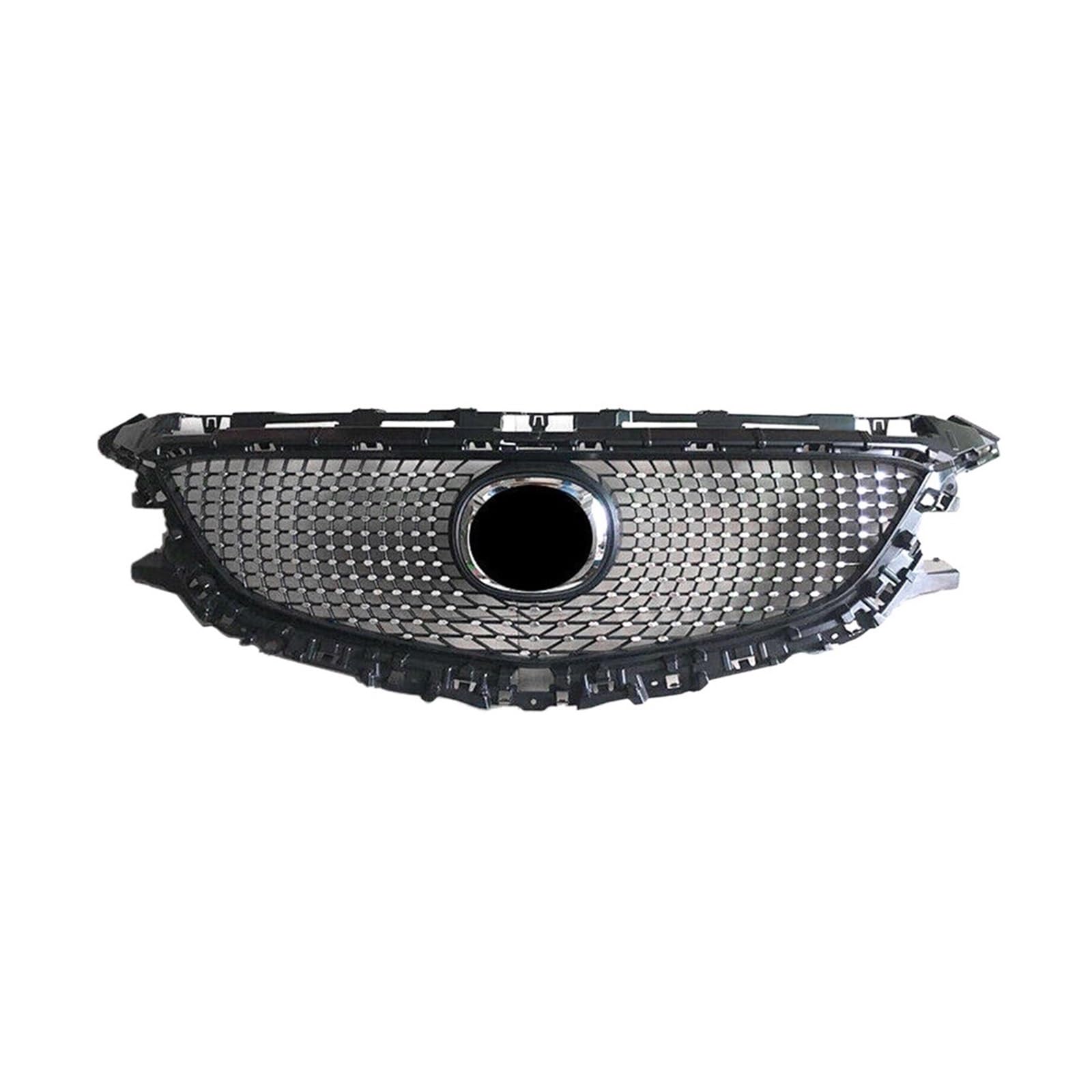 Kompatibel for Mazda 6 2014 2015 2016 Atenza GJ GL Auto Kühlergrill ABS Diamant Oberen Stoßfänger Grill Grille Aftermarket von huangtaogr