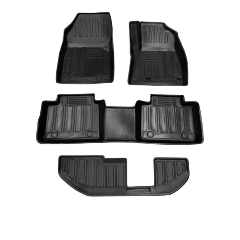 Kompatibel for Mitsubishi Outlander 2013–2023 7-Sitzer, Auto-Fußmatten, Allwetter-Fußmatten, geruchloses Pad, wasserdichte Matte, Innenzubehör(7-Seats 22-24 RHD) von huangtaogr