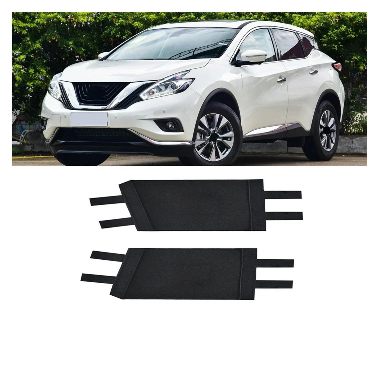 Kompatibel for Nissan Murano Kicks Pulsar Tiida Autozubehör Auto Kofferraum Seitenaufbewahrung Organizer Board Partitionen Platte Heckbox Schild(for Murano 14-21) von huangtaogr