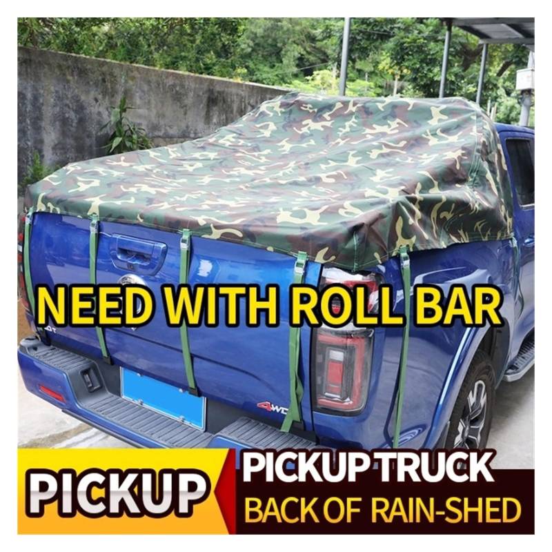 Pickup Truck Cargo Cover Regenmantel wasserdichte Rückseite des Regenschuppens Pickup Rear Bucket Cover Pickup Truck Bed Persenning Cover GWM POER(for POER) von huangtaogr