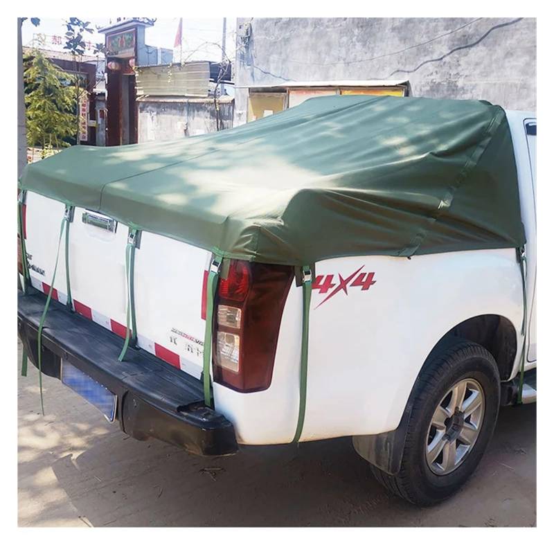 Sonnenschutz-Schrägschuppen, Heckkastenabdeckung, kompatibel mit Toyota Hilux REVO Pickup-Truck-Fach, Heckeimer, Regenschutz,(A Style,Remark car) von huangtaogr