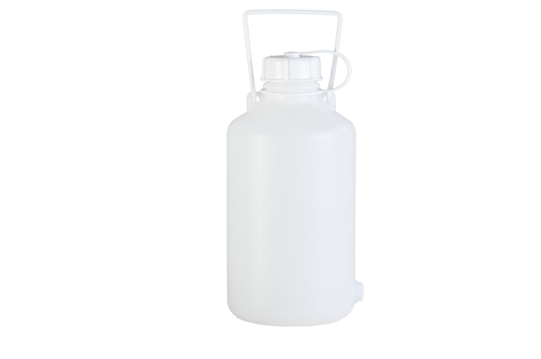 hünersdorff Vorratsbehälter / Ballon / Vorratsflasche besonders dickwandig, robust und bruchsicher, chemische Beständigkeit, 5 Liter, Made in Germany von hünersdorff