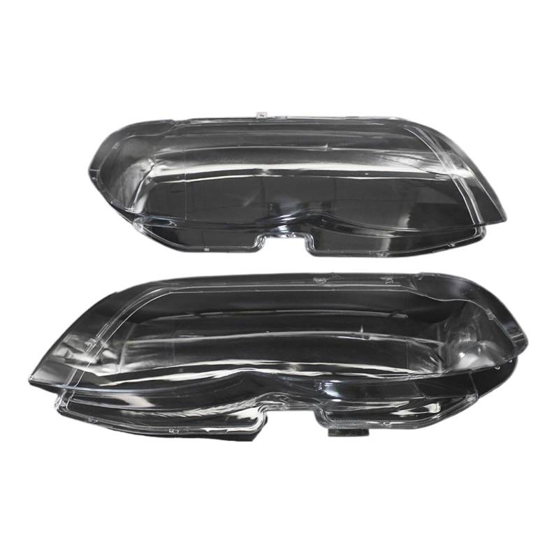 1 Paar Scheinwerferblenden Kompatibel for BMW X5 E53 2004-2006 Lampenschirmglasschale Autofrontlampenschirm Scheinwerferlampenlinse Autozubehör von hutianbrt