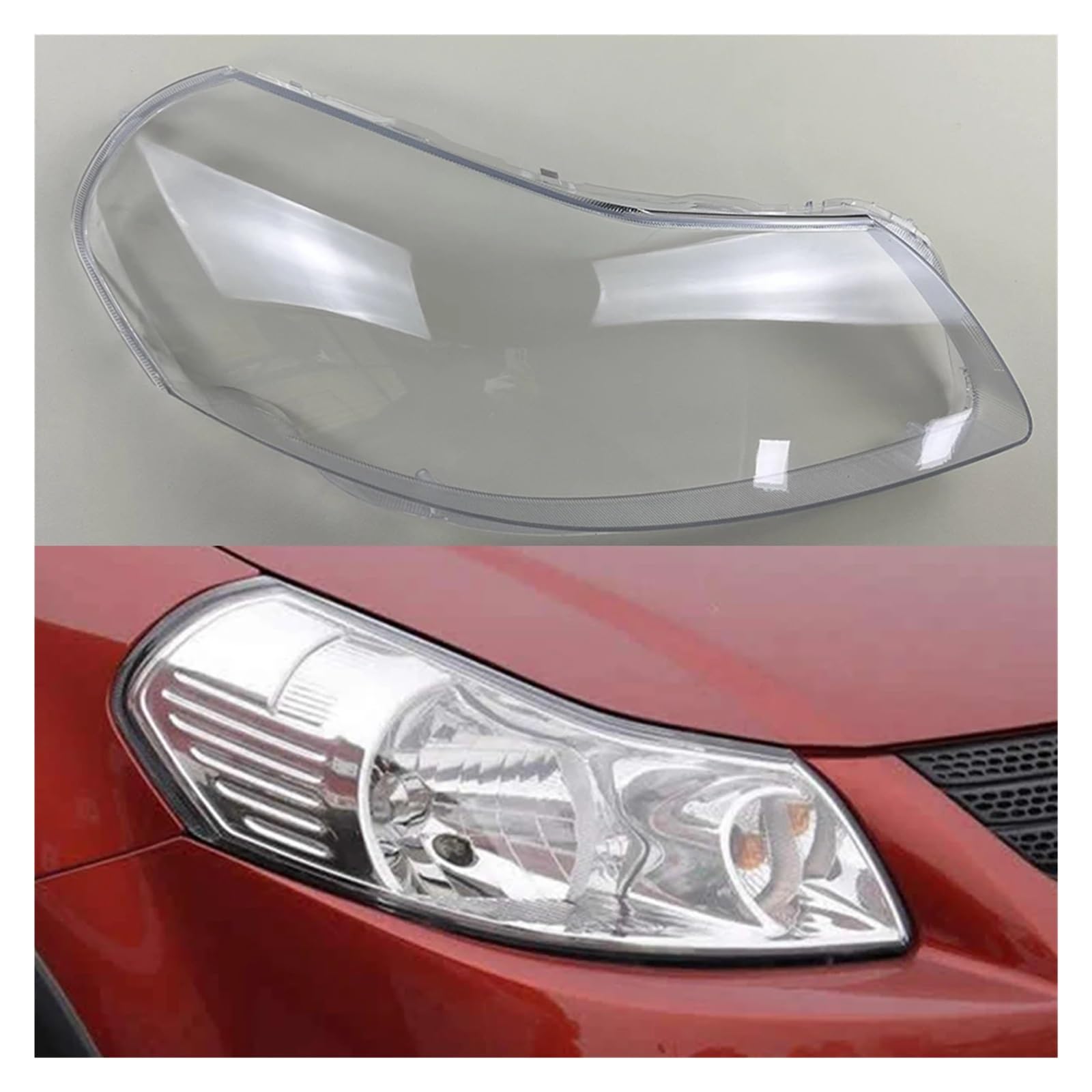 Kompatibel for Suzuki Tianyu SX4 2006–2016, transparente Scheinwerferabdeckung, Scheinwerfer-Shell-Objektiv, ersetzt den Original-Lampenschirm.(1PCS Right Side) von hutianbrt