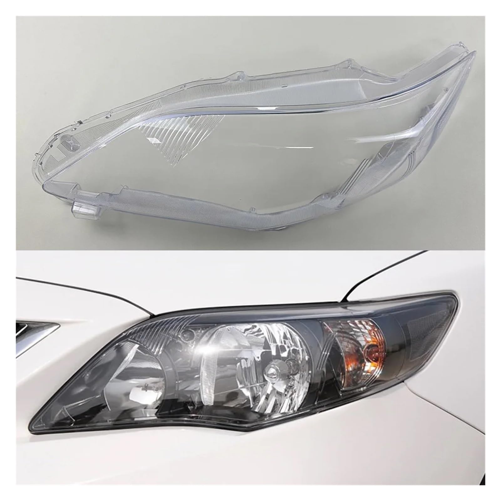 Kompatibel for Toyota Corolla 2010 2011 2012 2013 Frontscheinwerfer Transparent Shell Lampenschirm Scheinwerfer Abdeckung Objektiv Plexiglas(1PCS Left Side) von hutianbrt