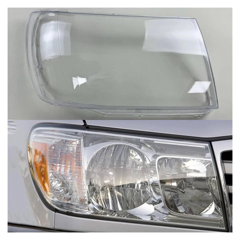 Kompatibel for Toyota Land Cruiser 2005 2006 2007 Transparent Lampenschirm Lampe Schatten Front Scheinwerfer Shell Scheinwerfer Abdeckung Objektiv(1PCS Right Side) von hutianbrt