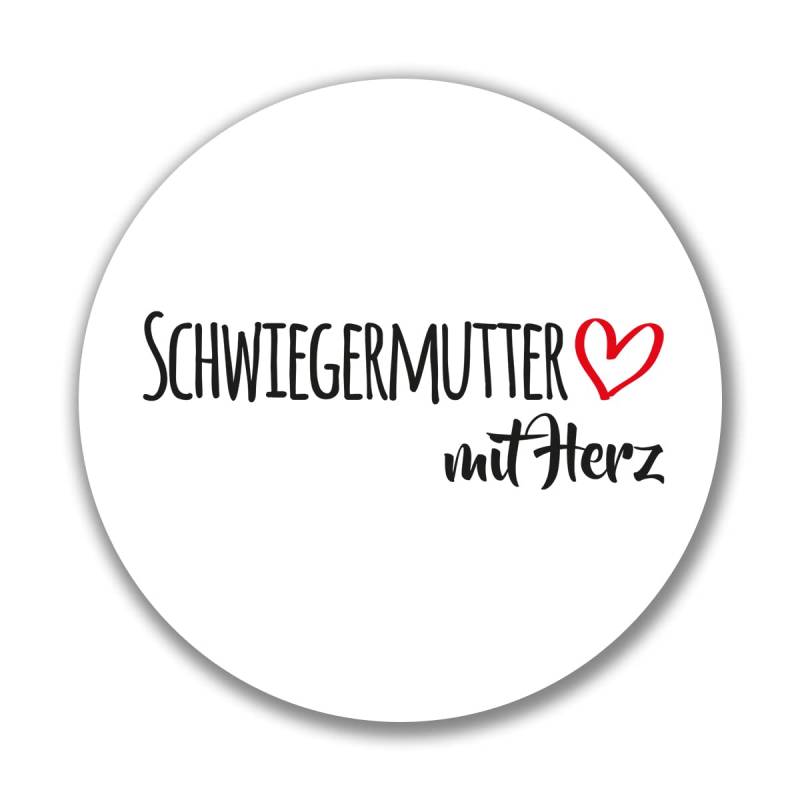 huuraa Aufkleber Schwiegermutter mit Herz Sticker 10cm mit Motiv für die tollsten Menschen Geschenk Idee f ür Freunde und Familie von huuraa