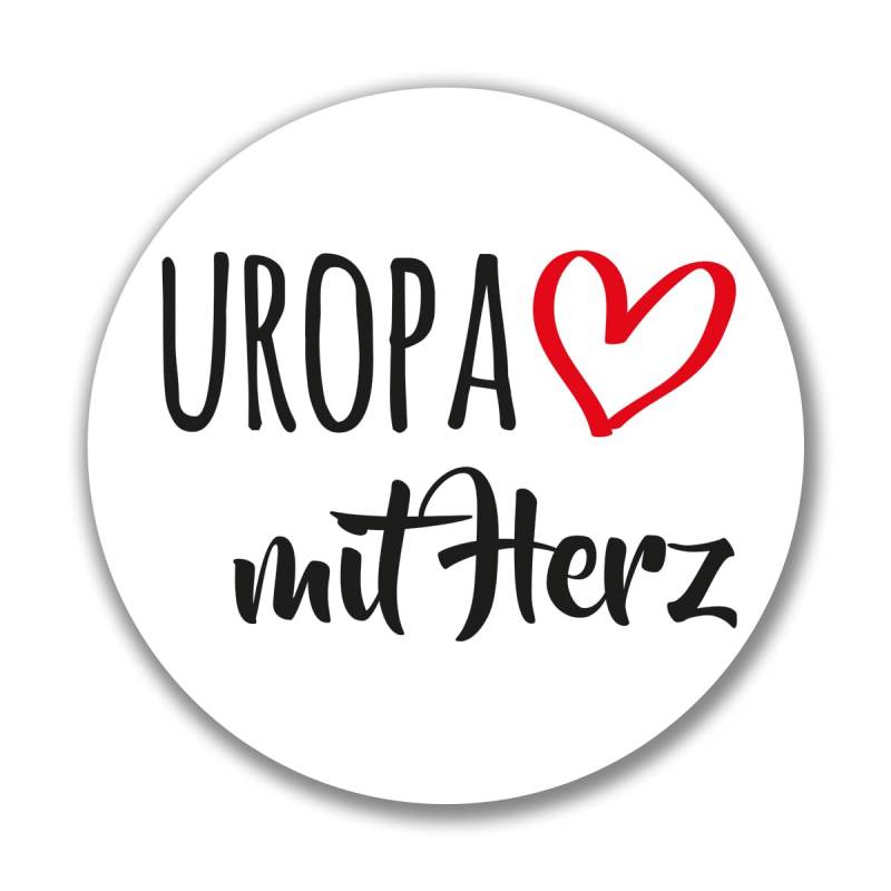 huuraa Aufkleber Uropa mit Herz Sticker 10cm mit Motiv für die tollsten Menschen Geschenk Idee für Freunde und Familie von huuraa