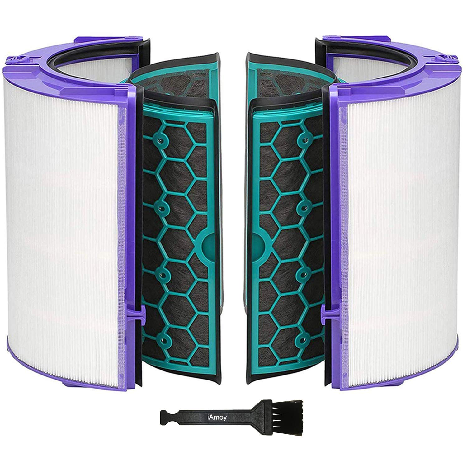 iAmoy Ersatz HEPA Filter Kompatibel mit Dyson HP04 TP04 DP04 TP05 HP05 Pure Cool Luftreiniger Lüfter & Innerer Aktivkohlefilter von iAmoy