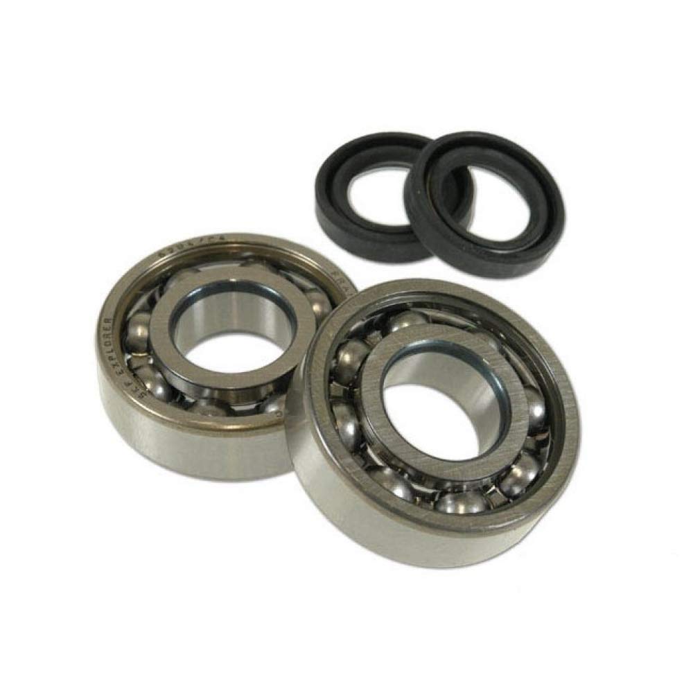 Crankshaft Bearing for (C4)/Metal Cage + Sealing Rings (Pack of 2 Peugeot CORTECO, Jet Force Tech LUDIX SPEEDFIGHT 3 LC 50 von iCF