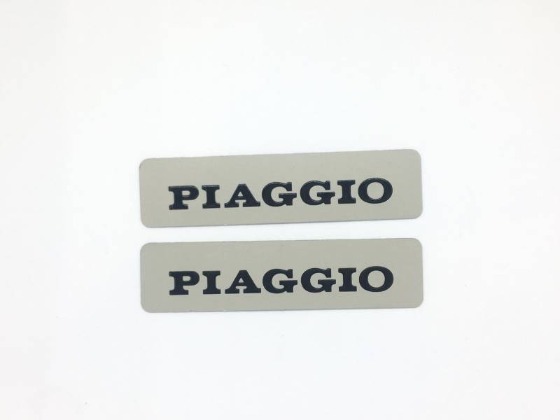 Ein Paar Aufkleber für Metalltank für Piaggio Ciao Si Bravo, 11,5 x 2,8 cm. von PIAGGIO