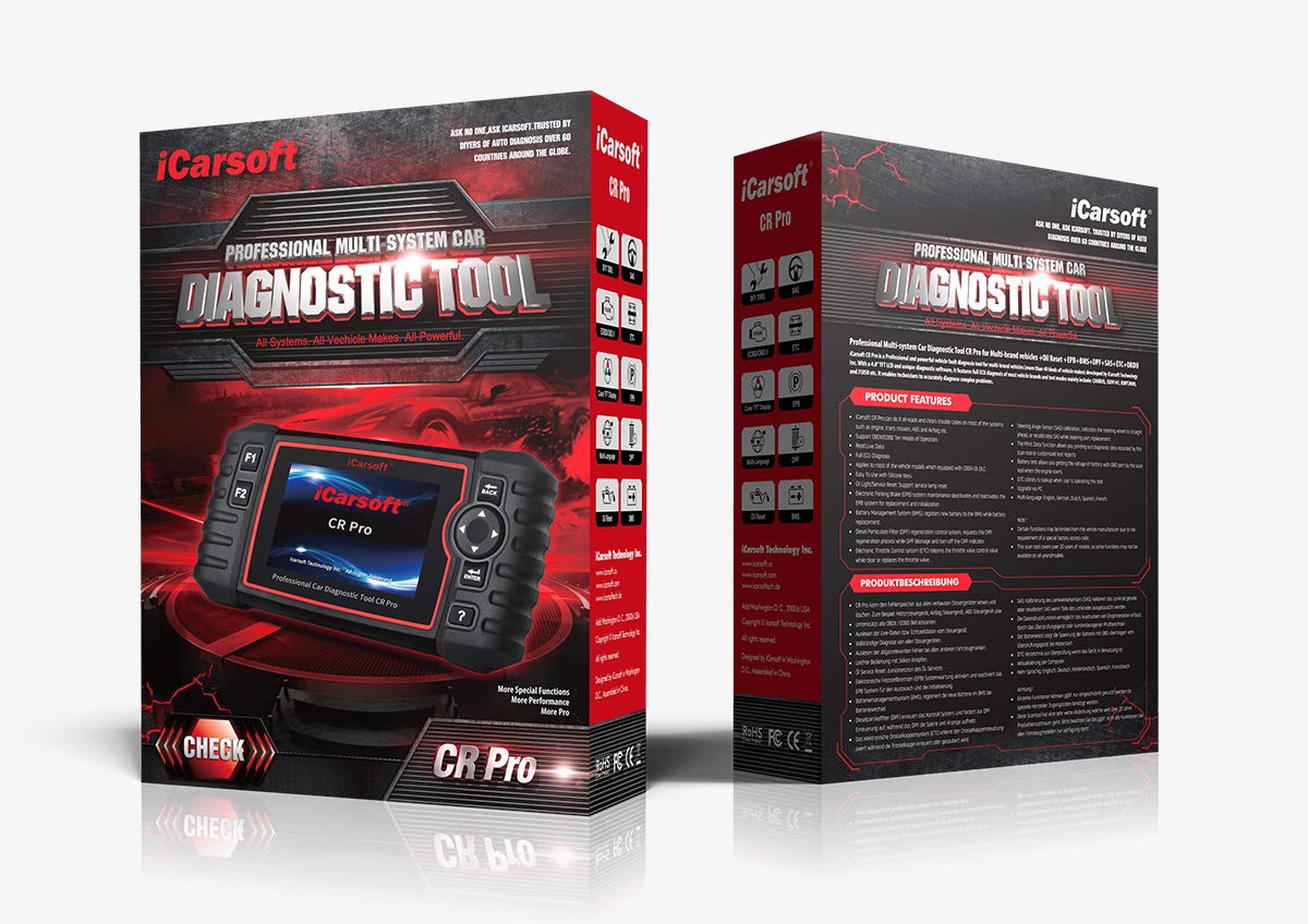 iCarsoft CR Pro PROFI ALL-IN-ONE Diagnosegerät von iCarsoft