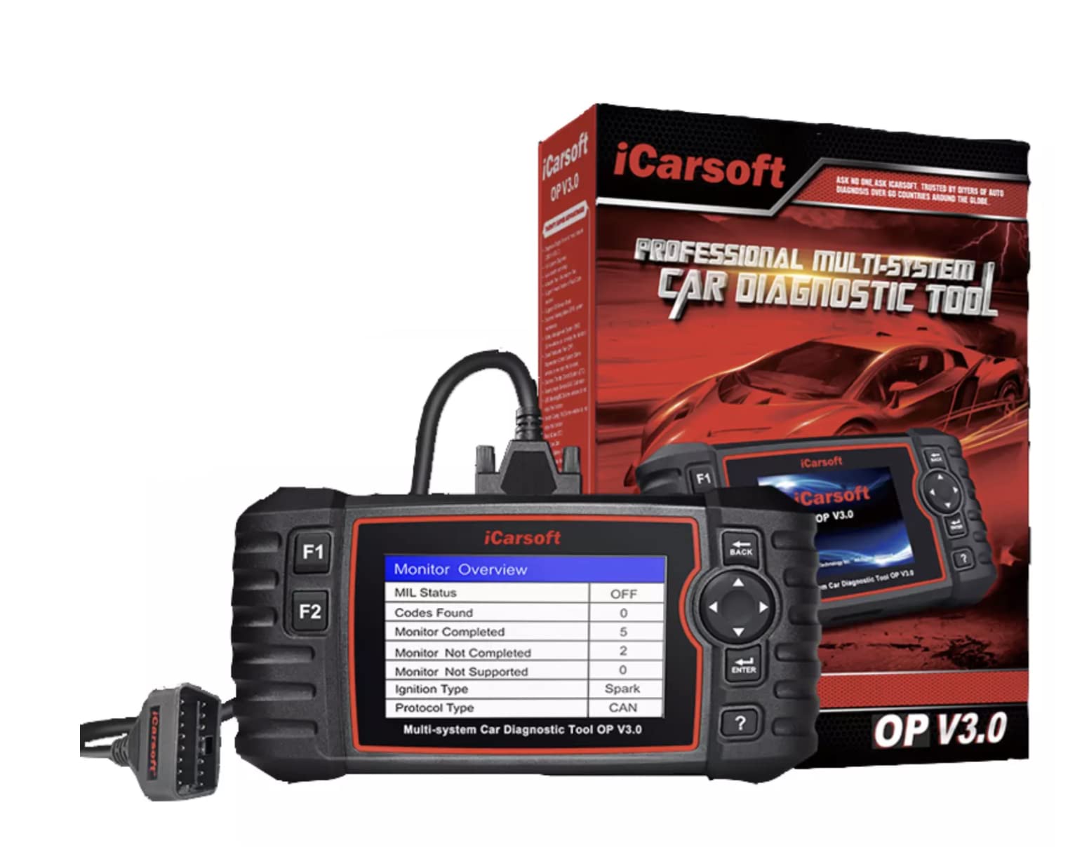 iCarsoft OP V3.0 – Profi-Diagnosekoffer für Opel und Vauxhall – Professionelles Diagnosewerkzeug von iCarsoft