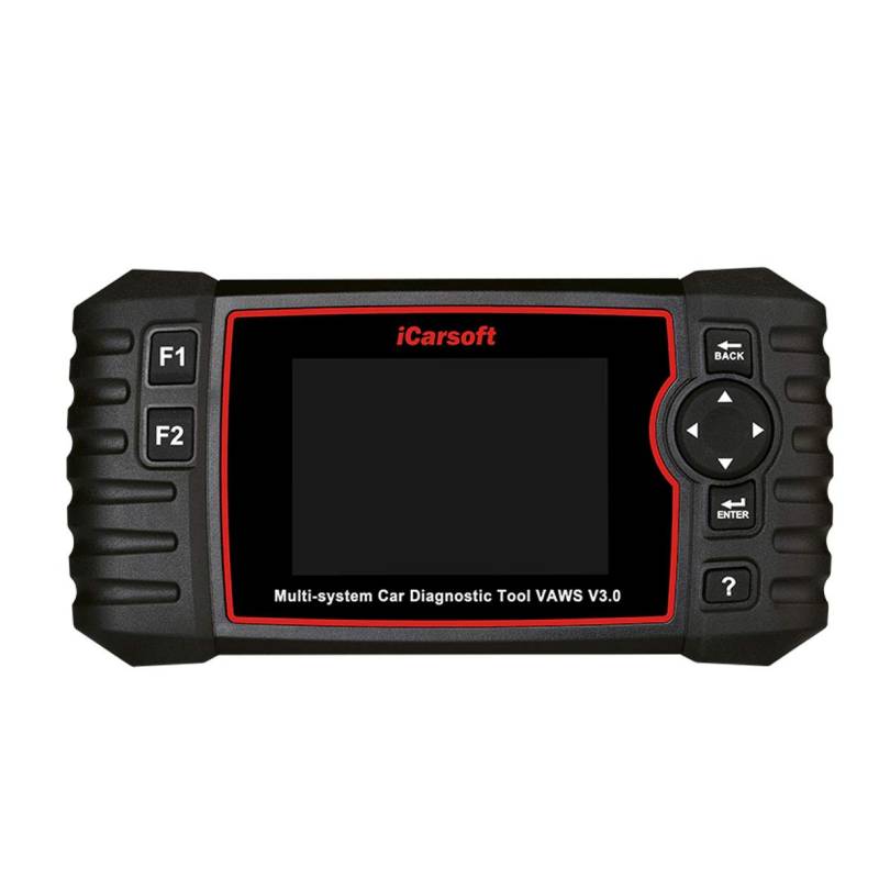 iCarsoft VAWS V3.0 professionelles und leistungsstarkes Diagnose-Gerät für Audi/VW/Seat/Skoda Fahrzeuge mit OBD II, Bildschirm 10 cm / 4,0" TFT LCD von iCarsoft