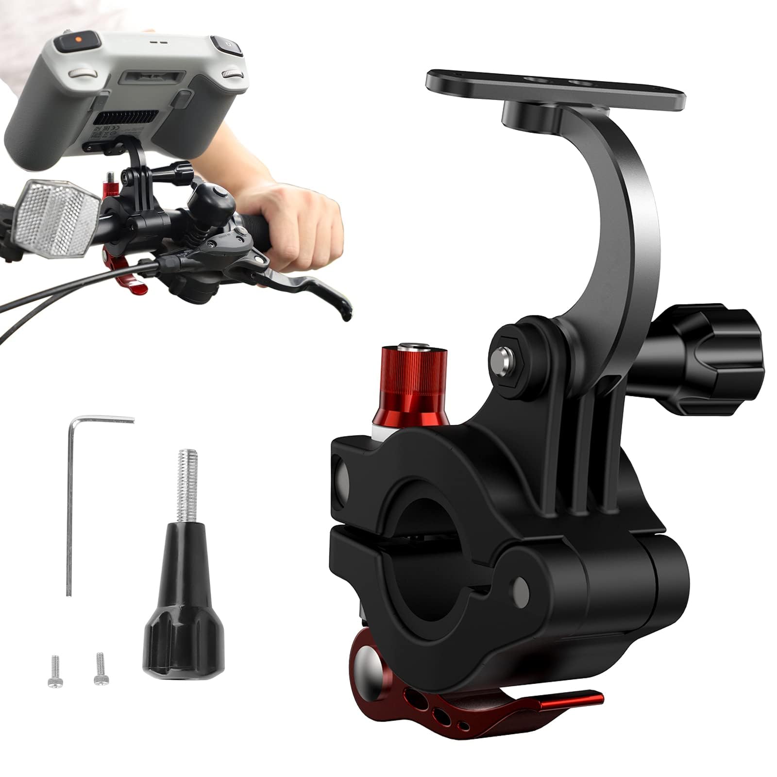 iEage RC Mini 3 Pro Montagehalterung für Fahrrad Fernbedienung Fahrrad Mount Halter Drehbar Fahrrad Lenker Clip für DJI Mini 3 Pro RC Controller von iEago RC