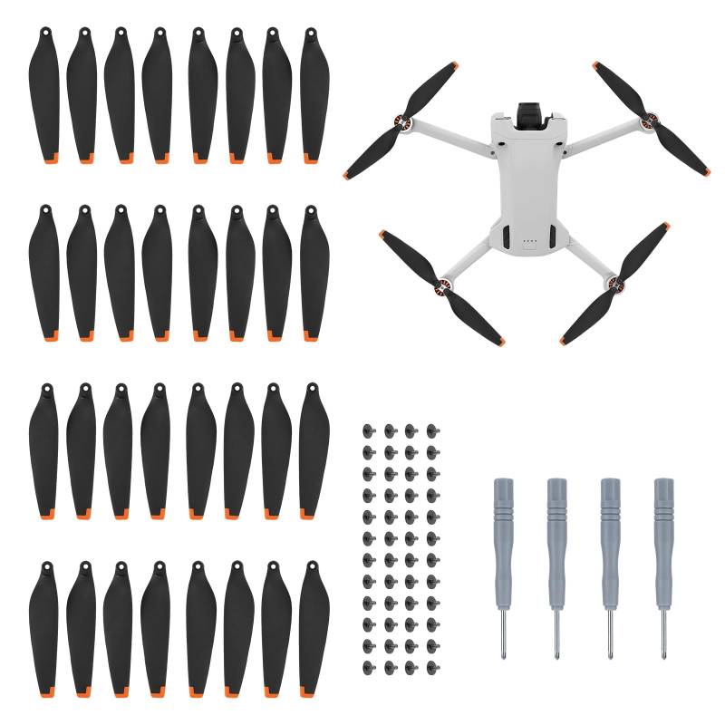 iEago RC 32Pcs Propeller für DJI Mini 4 Pro/Mini 3 Pro Ersatzpropeller Geräuscharm Ersatzklingen Drohne Zubehör von iEago RC