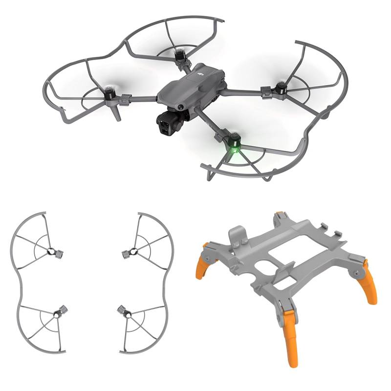 iEago RC Propellerschutz und Landefüße für DJI Air 3S/Air 3, Anti Kollisions Propeller Schutz Propellerschutzkäfig mit Erweiterte Fahrwerk Landegestell für DJI Air 3 Fly More Combo Zubehör von iEago RC