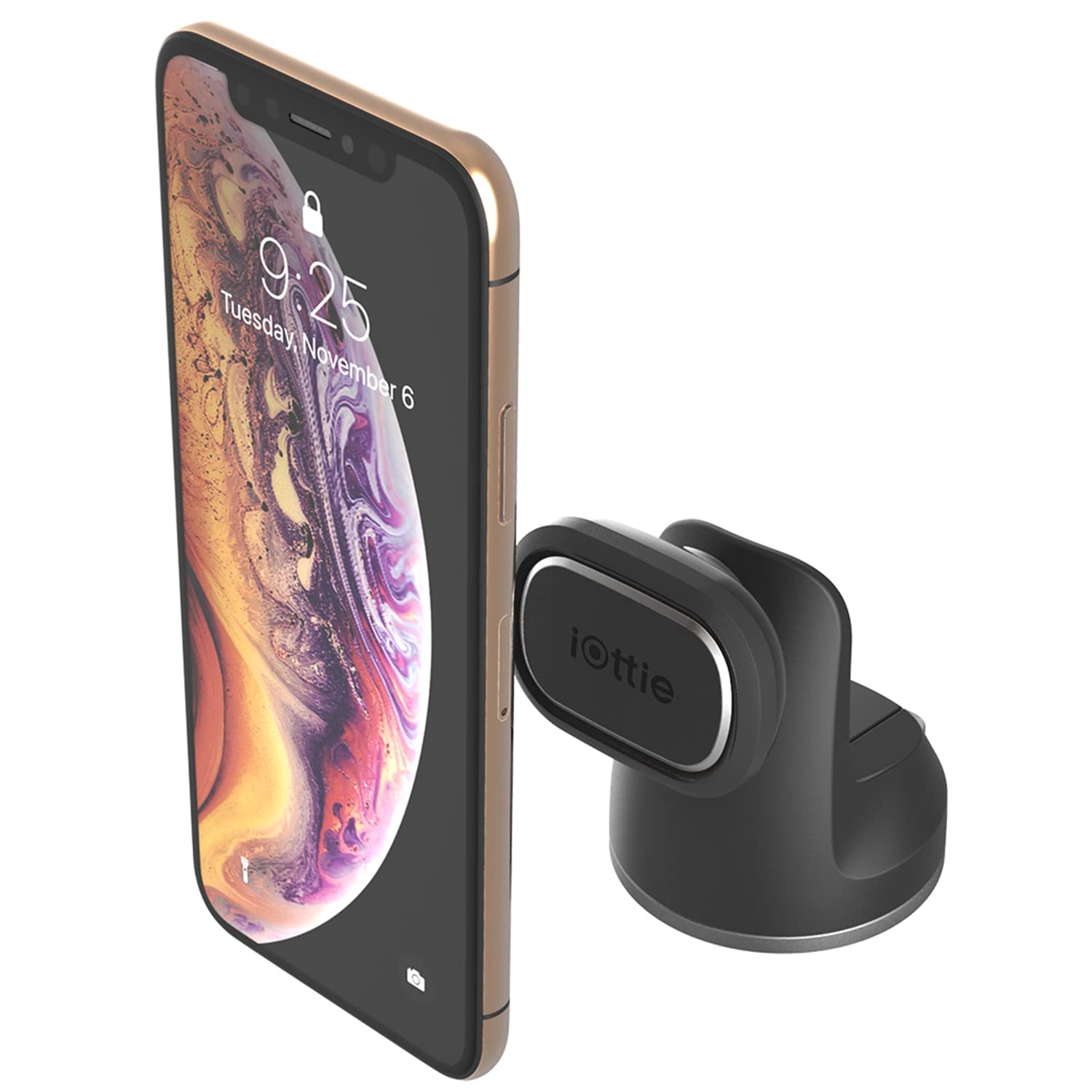 iOttie iTap 2 Magnetic Armaturenbretthalterung für iPhone XS Max R 8 Plus 10 W für Samsung Galaxy S10 E S9 S8 Plus Edge, Hinweis 9 von iOttie