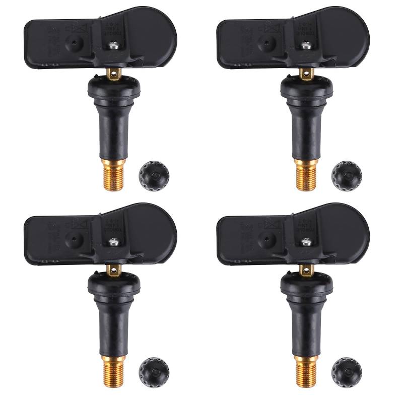 4x Reifendrucksensoren TPMS RDKS 433MHz 9811536380 Kompatibel für 2007-2023 Citroën Berlingo C4 C5 Peugeot 207 208 308 508 Partner RDKS Sensoren Reifendruckkontrolle 9802003680, 9502003680 von iSpchen