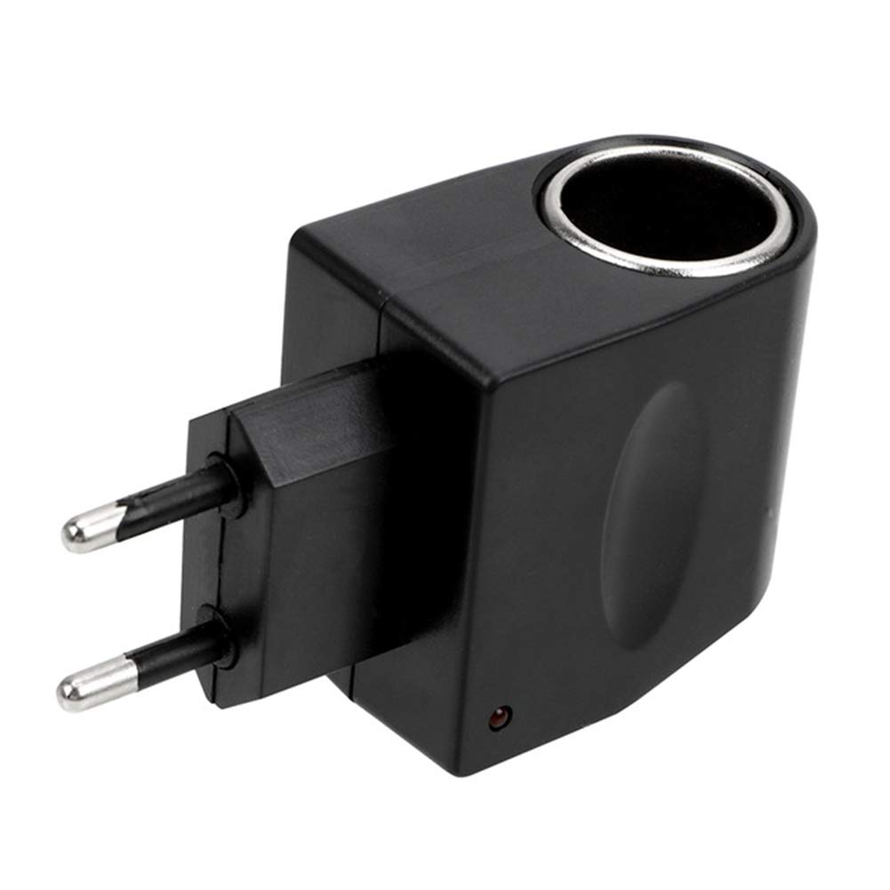 iSpchen AC zu DC 12V 1A Netzteil Adapter Wechselrichter KFZ Netzadapter Spannungswandler Zigarettenanzünder Adapter Buchse für Auto Van Truck EU-Stecker, 12W von iSpchen