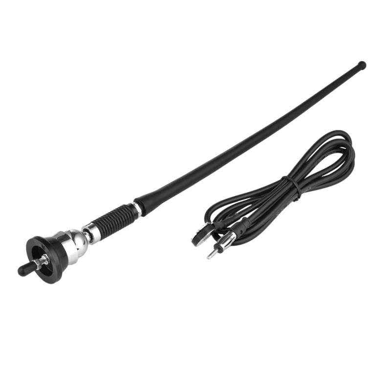 iSpchen Autoantenne,40cm Auto Radio Antenne Universal FM/AM-Dachantenne Radiosignal Verstärker Dach Antenne Ersatz Antennenstab mit Starker Empfangsfunktion von iSpchen