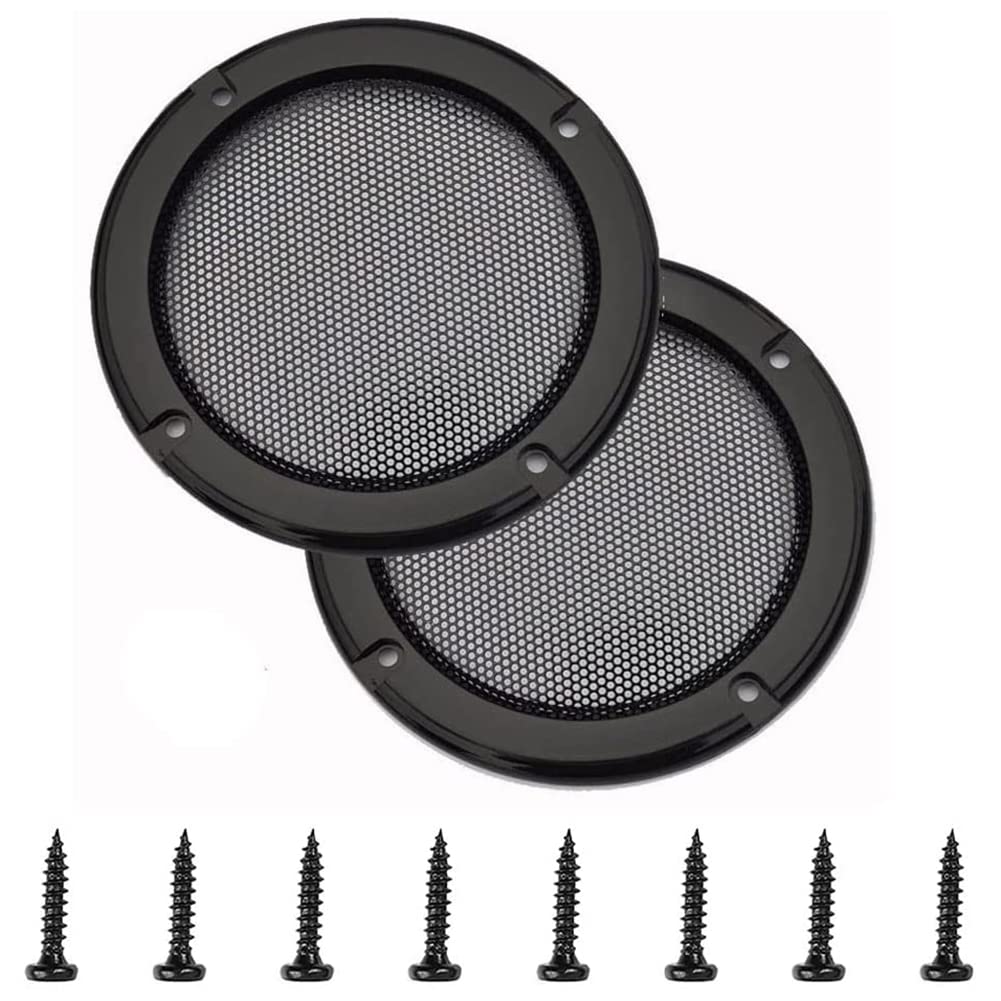 iSpchen Lautsprecherabdeckung 10 Zoll Auto Lautsprechergitter abdeckung Lautsprecher Grill Abdeckung Subwoofer Netzabdeckung Schutzgitter Staubdichte Gitter Mesh Abdeckung von iSpchen