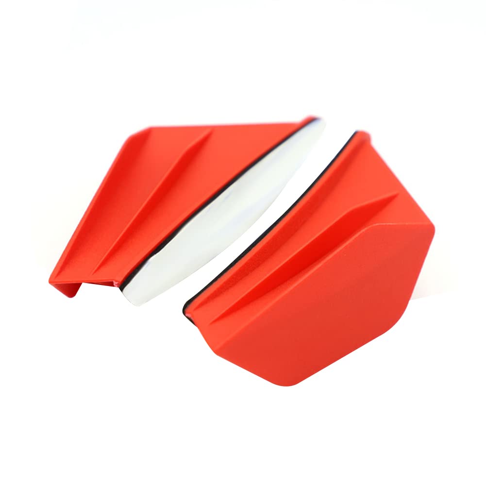 iSpchen Motorrad Winglets,1 Paar Universal Motorrad Winglet Verkleidung Aerodynamische Wing Spoiler Flügel Windschutzscheibe Spoilerflügel Motorrad Dekoration Modifikation Zubehör von iSpchen