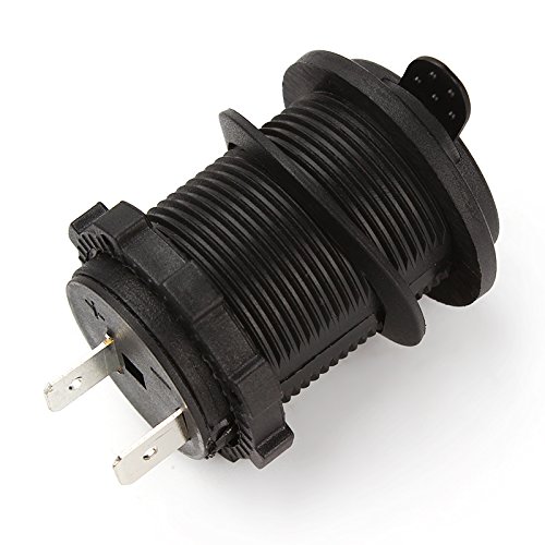 iTimo Autozubehör, wasserdicht, hitzebeständig, Kunststoff, 12 V Gleichstrom, 24 V, für Motorrad- und Auto-Zigarettenanzünder von iTimo