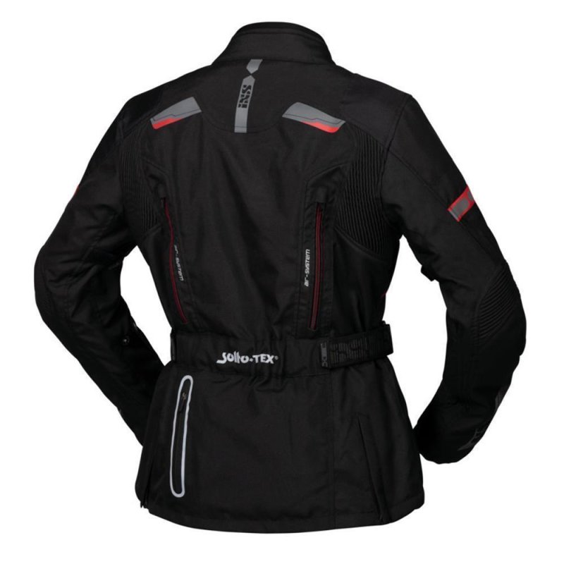 iXS Damen Jacke Tour Liz-ST schwarz-rot Größe: D4XL von iXS