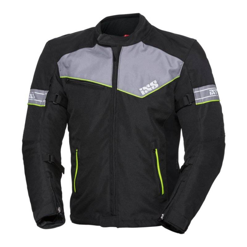 Jacke Sport 5/8 ST schwarz-grau-gelb 3XL von iXS