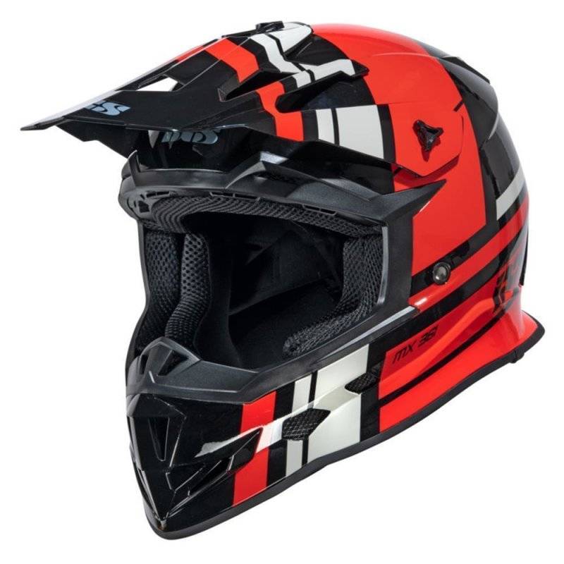 iXS Motocrosshelm iXS361 2.3 schwarz-rot-grau Größe: L von iXS