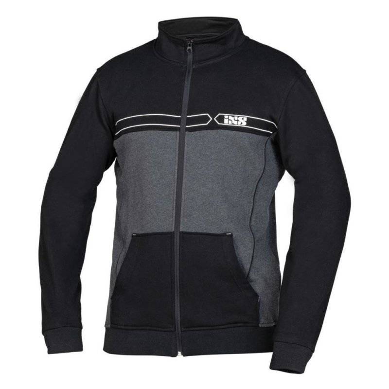 iXS Team Jacke Zip-Sweat 1.0 schwarz-grau Größe: L von iXS