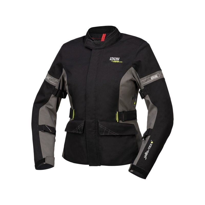 iXS Tour Damen Jacke Laminat-ST-Plus schwarz-grau Größe: D2XL von iXS