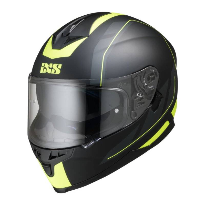 iXS-Integralhelm-1100-20-schwarz-matt-gelb-fluo von iXS