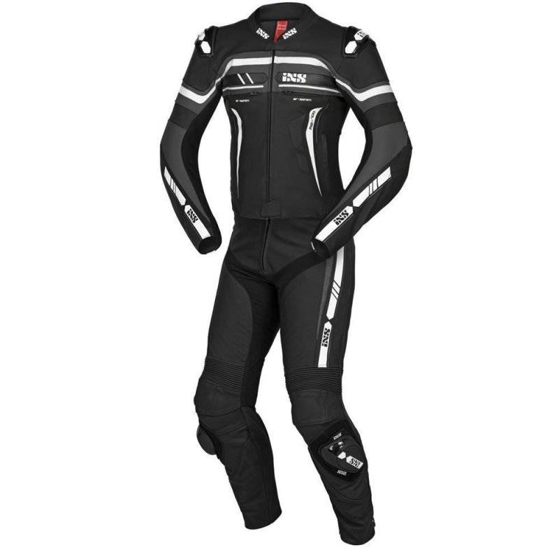 iXS-Kombi-Sport-LD-RS-700-2pc-schwarz-grau-weiss von iXS