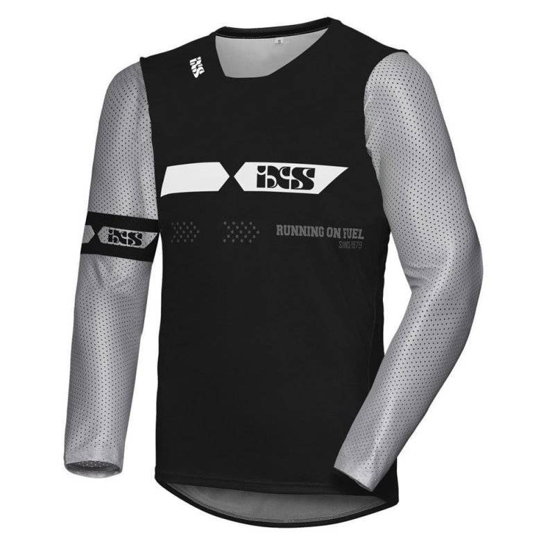 iXS-MX-Jersey-19-20-Slim-schwarz-grau von iXS