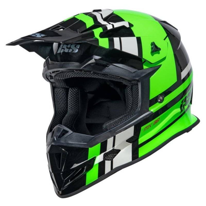 iXS Motocrosshelm iXS361 2.3 schwarz-grün-grau von iXS