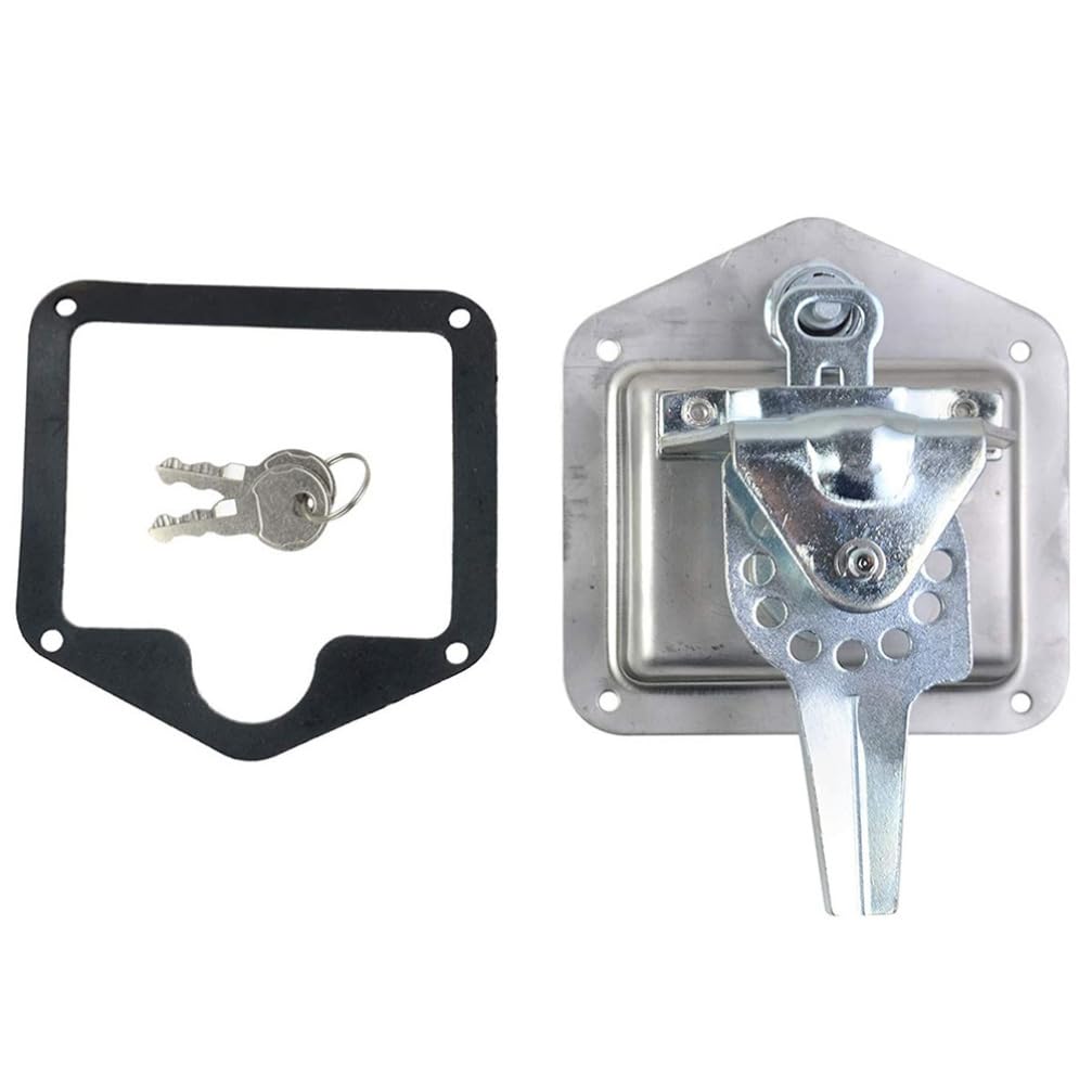 ibasenice Anhänger-Werkzeugbox-Latch Edelstahl T-Handle-Schloss Mit 2Pcs-Schlüssel von ibasenice